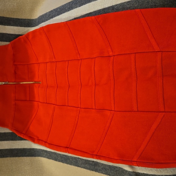 Bebe Betsy Bondage Midi Pencil Skirt SZ S - Picture 3 of 6